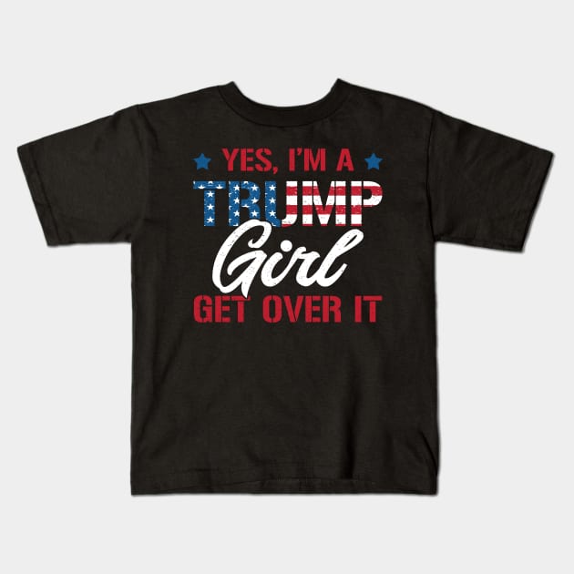 I'm Trump Girl Donald Trump President T-shirt Funny Trump 2020 Election Kids T-Shirt by Love Newyork